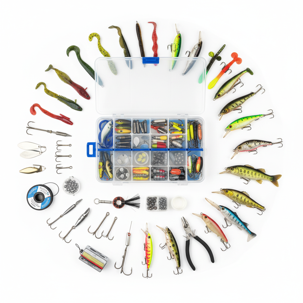 Bass Fishing Tackle Kit
